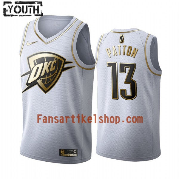 NBA Oklahoma City Thunder Trikot Justin Patton 13 Nike 2019-2020 Weiß Golden Edition Swingman - Kinder NBA Oklahoma City Thunder Trikot Justin Patton 13 Nike 2019-2020 Weiß Golden Edition Swingman - Kinder